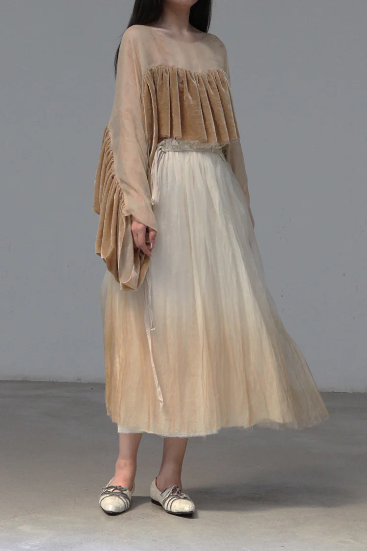 pengtai lace wormwood dyed flat shoes AW21034 PPT24 - Image 22