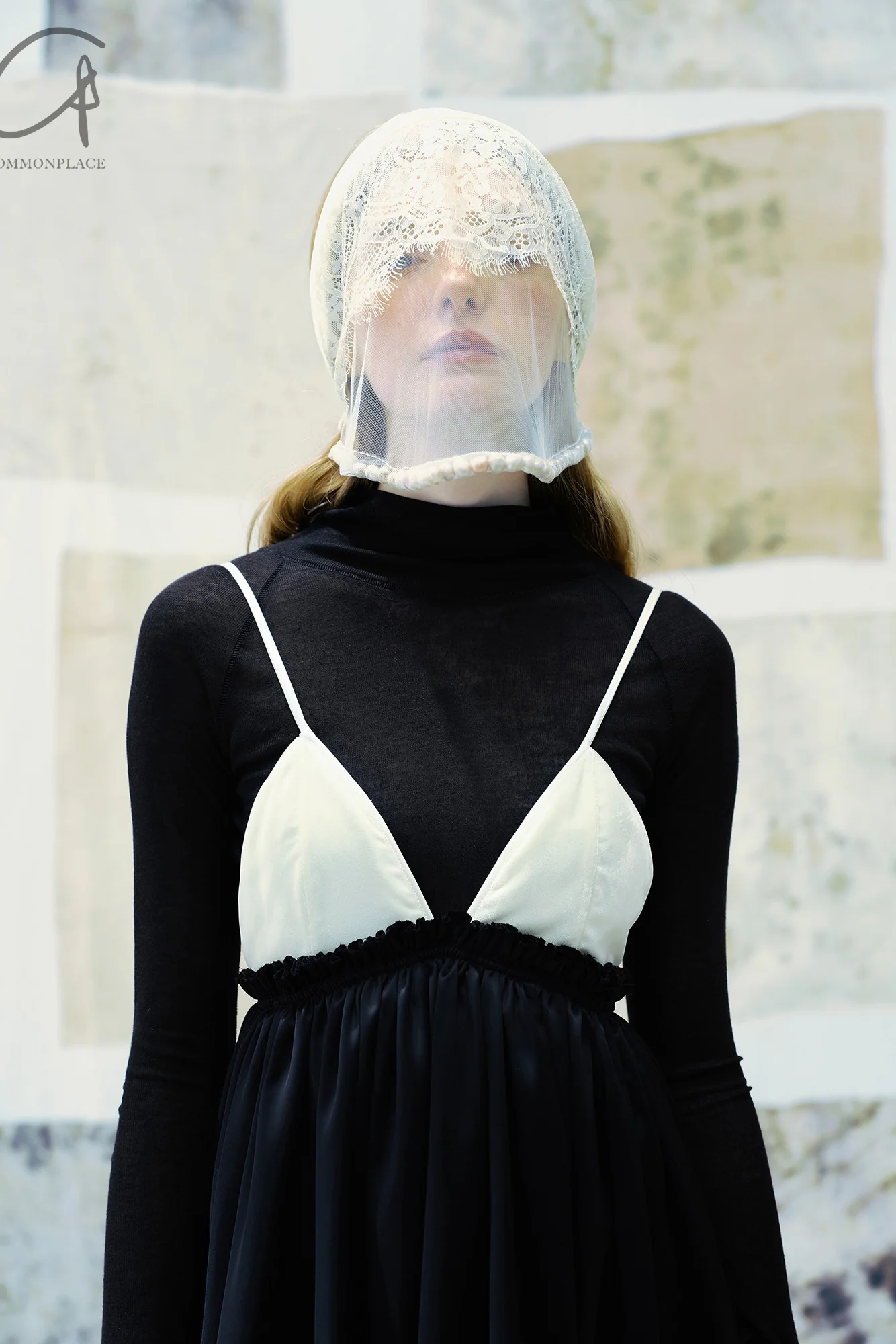 pengtai layered lace veil PT-PTW23F03-2-BAI (PTW23F03) - Image 5