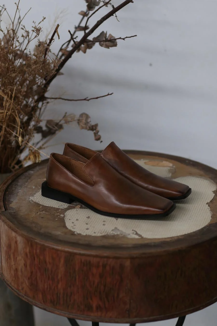 pengtai leather shoes PTW22F08-2 Brown (PTW22F08) - Image 2