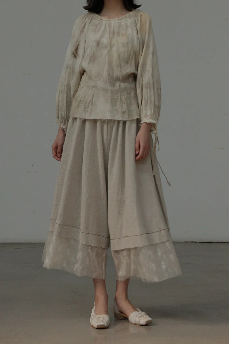 Peng Tai Linen Cropped Pants AW19048 - Image 10