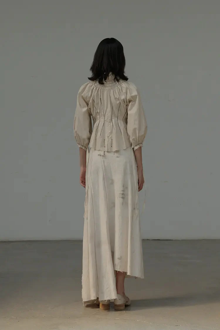 Peng Tai linen top W20127 - Image 3