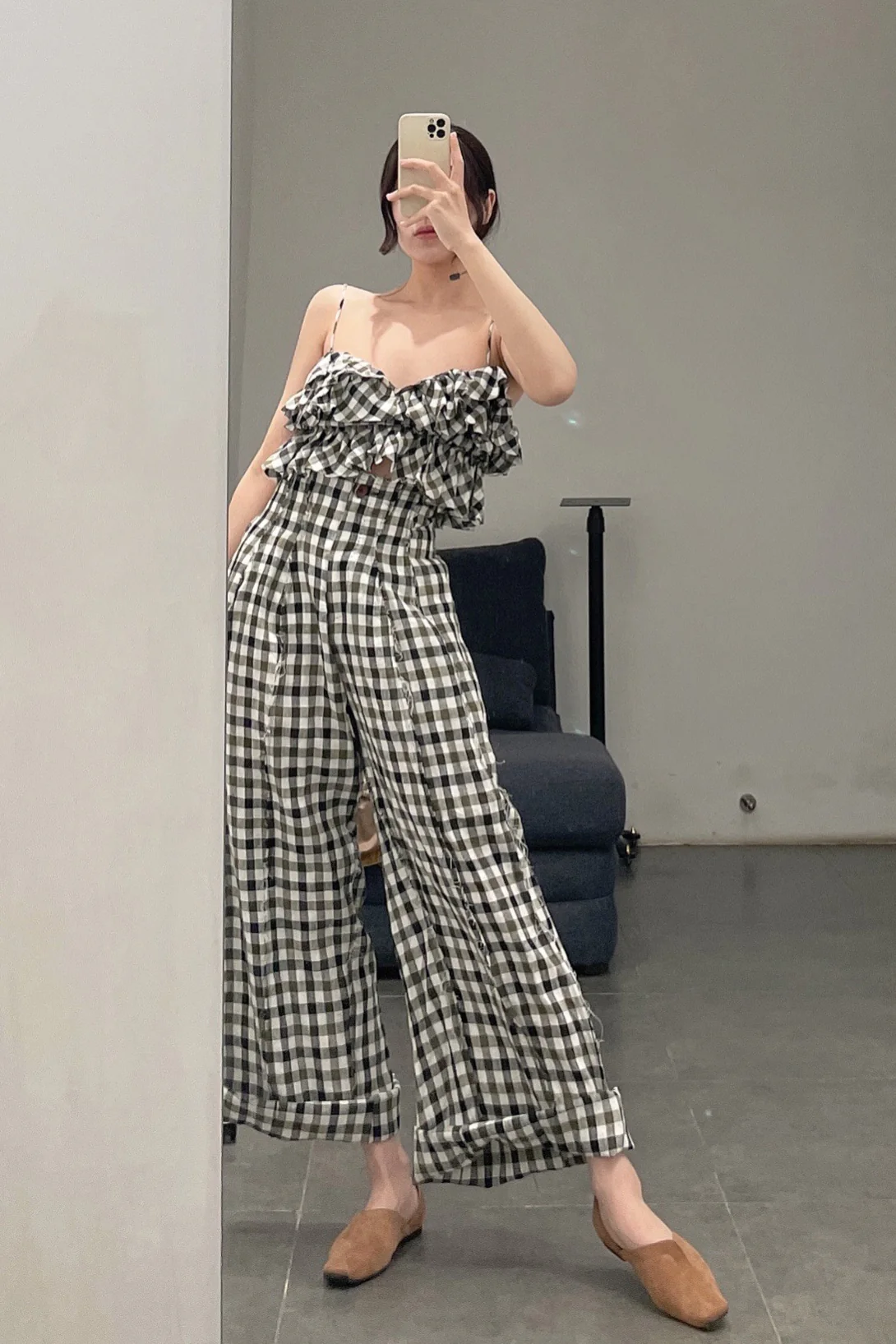 pengtai linen trousers S210110 - Image 5