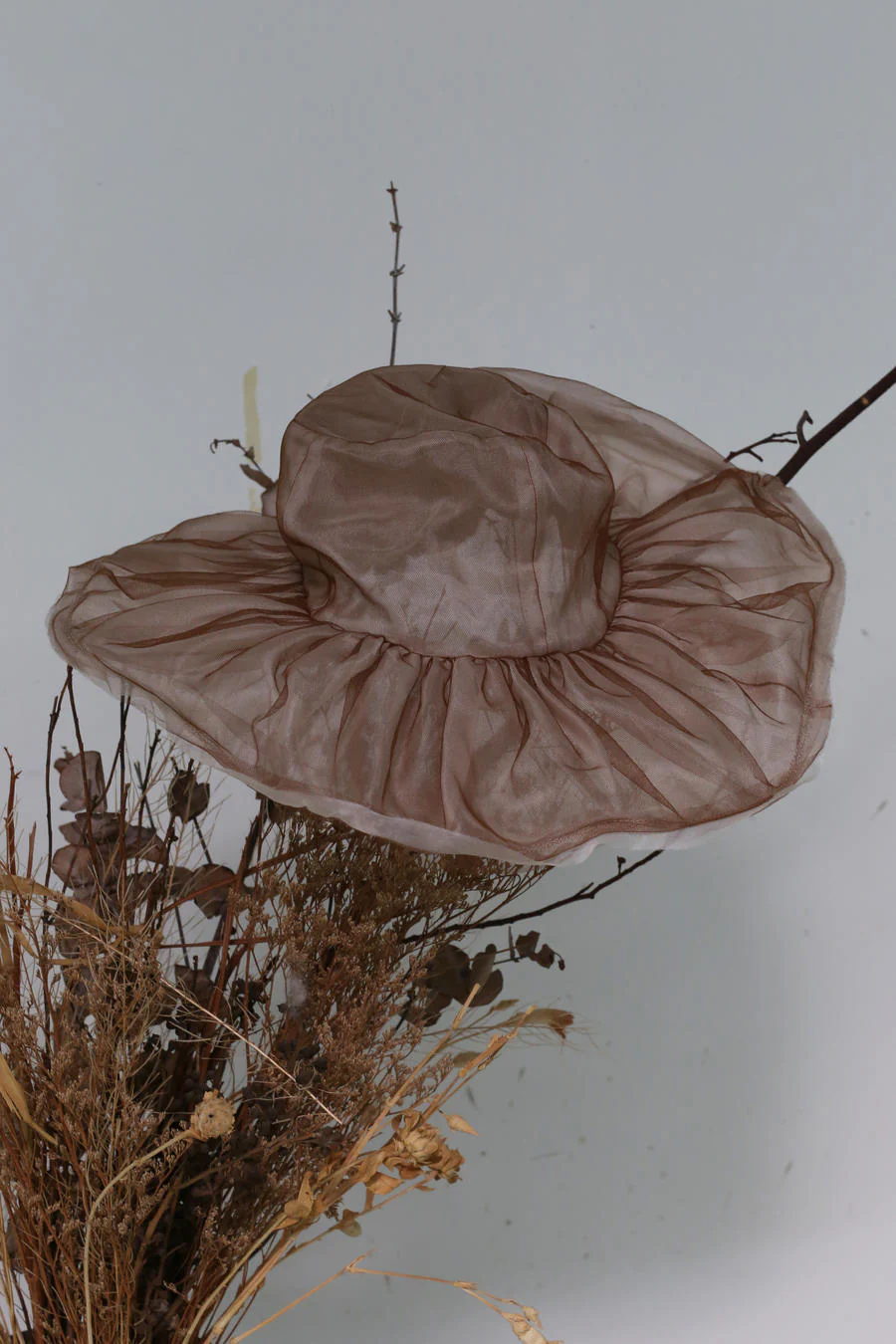 pengtai mesh cap A21021 light brown PPT2012 - Image 2