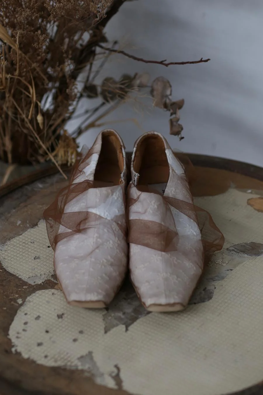 pengtai mesh cotton jacquard leather shoes W20201 - Image 2