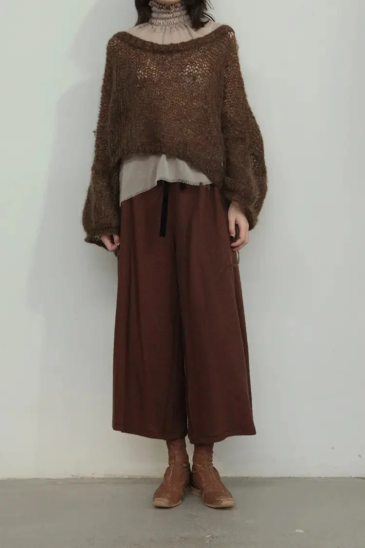 Peng Tai Mohair Hand Knitted Sweater W20131 - Image 2