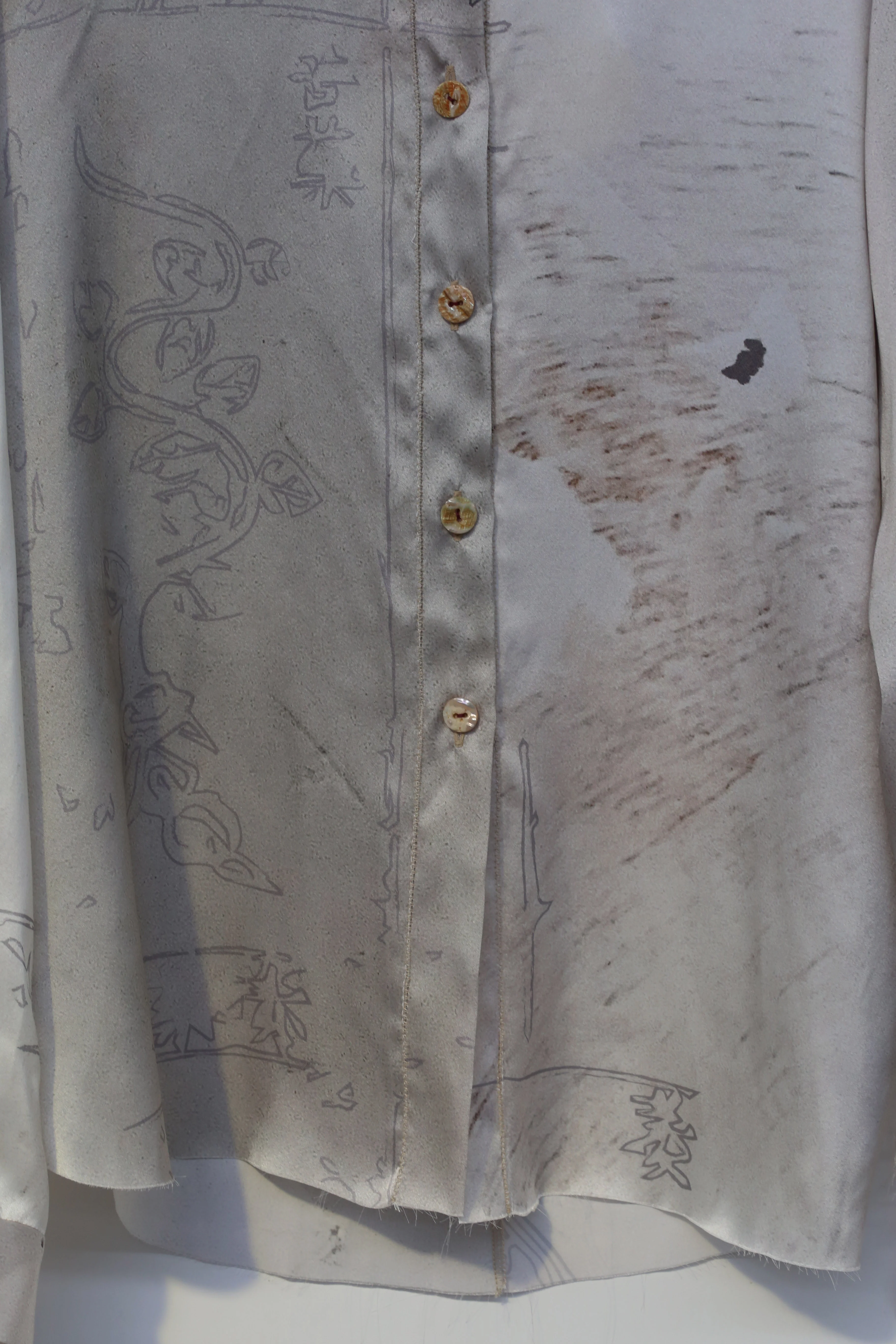 Peng Tai Mulberry Printed Shirt S21029 - Image 9
