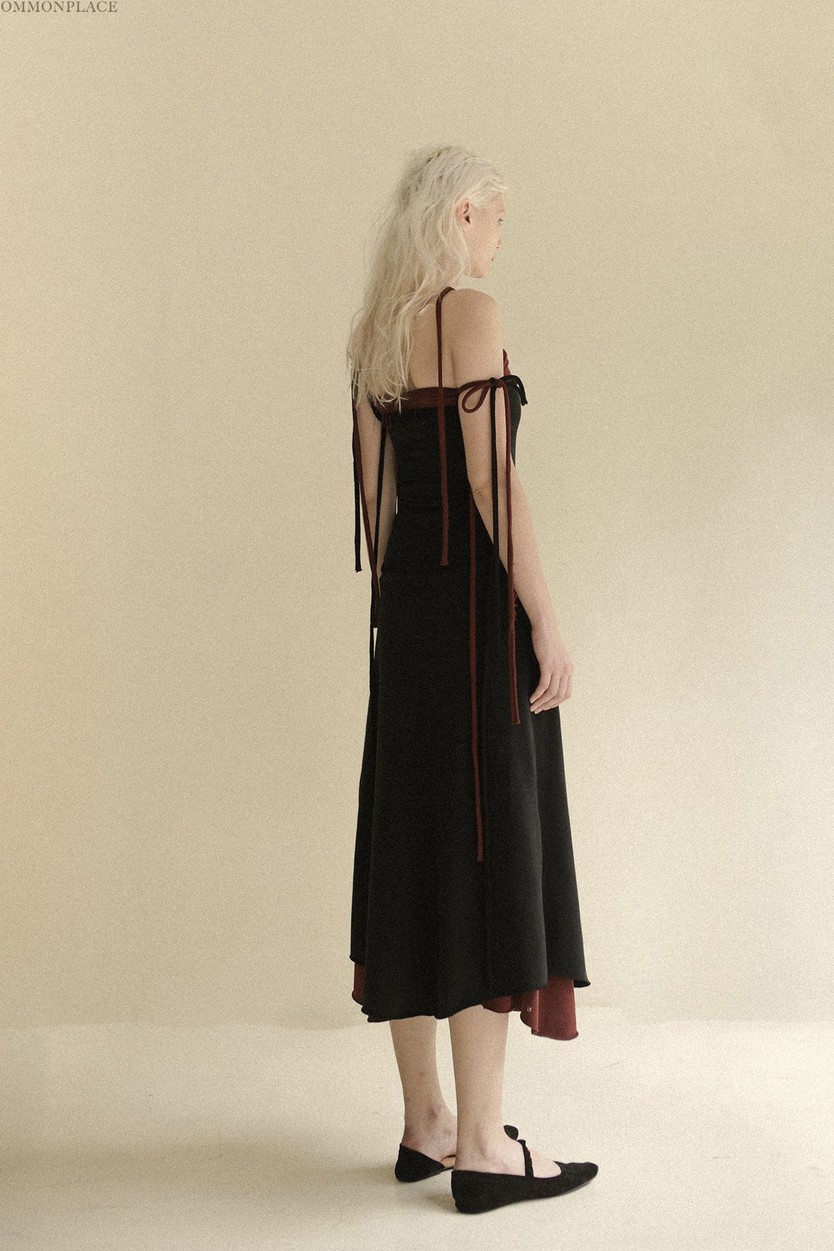 pengtai muslin dress PTS22C01-4 black (PTS22C01) - Image 2