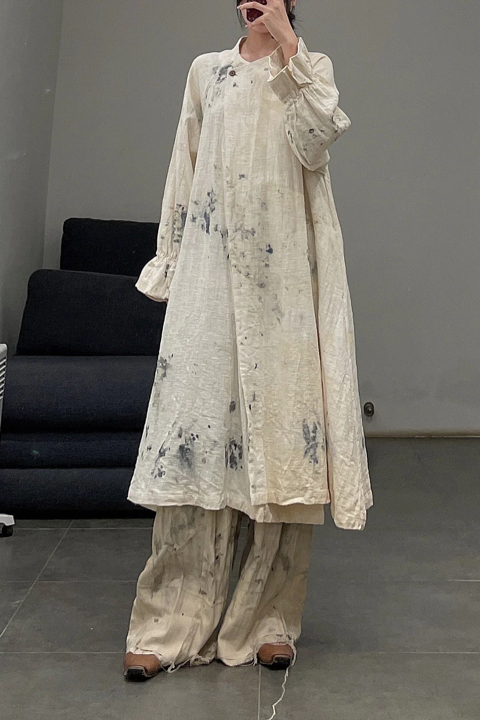 pengtai overlapping coat MRS22H01-3 (MRS22H01) - Image 15