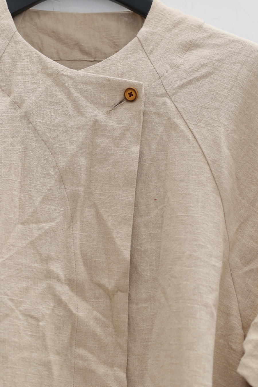 pengtai overlapping placket jacket MRS22H01-1 beige (MRS22H01) - Image 5