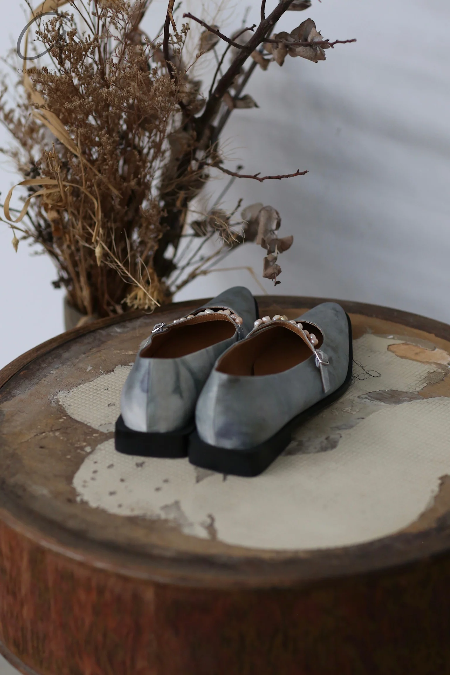 pengtai pearl satin shoes PTW22F07-1 flower dyed PPT24 - Image 3