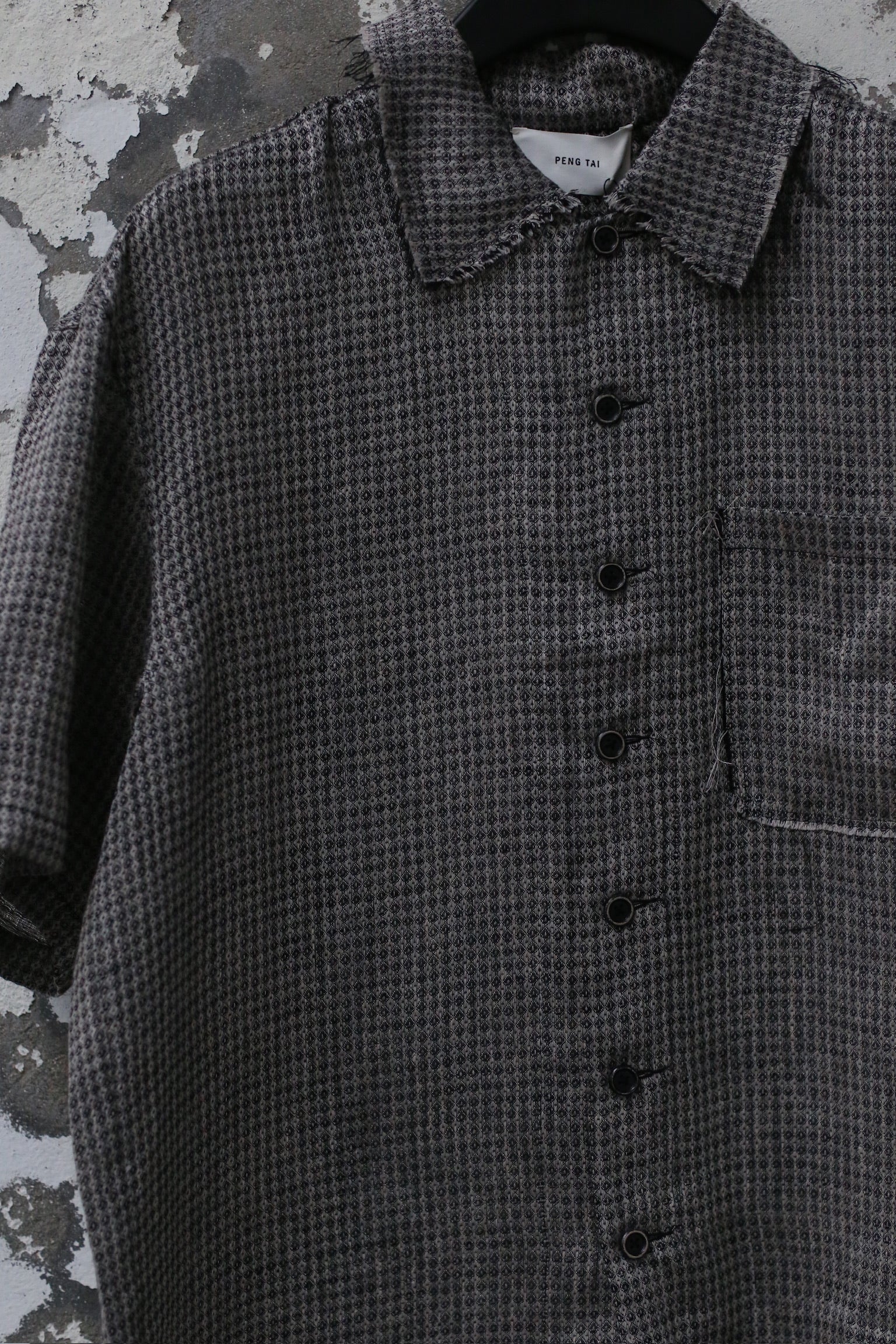 pengtai plaid SL shirt PTS24M01-2 - Image 2