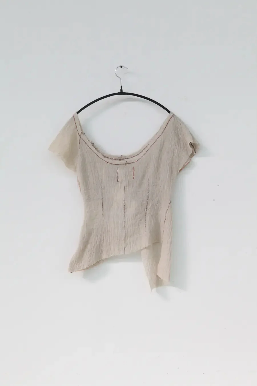 pengtai round neck contrast stitching top S20071 - Image 7