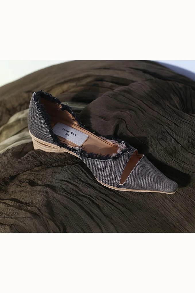Peng Tai Handmade Shoes Series I PT-S20289-CAOLV Weed Green PPT840 4 - Image 4