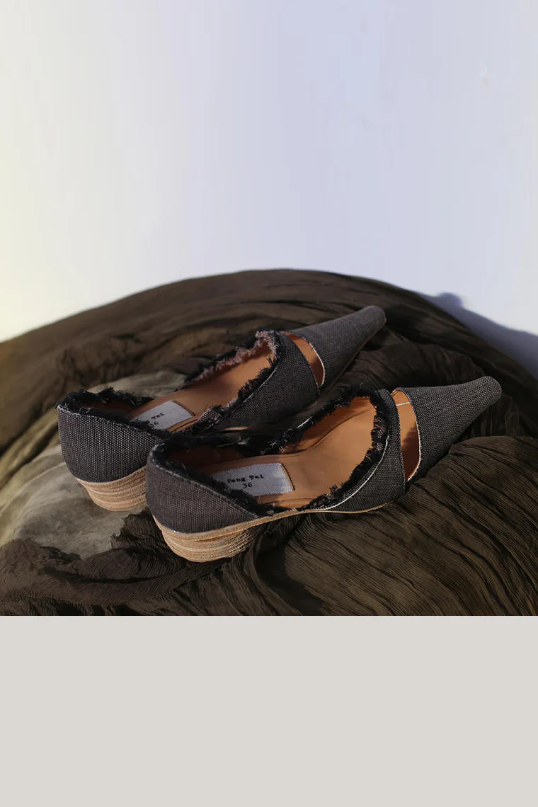 Peng Tai Handmade Shoes Series I PT-S20289-CAOLV Weed Green PPT840 4 - Image 6