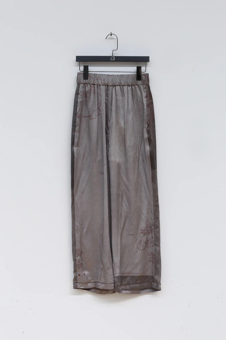 pengtai S210117 mulberry silk printed trousers - Image 12