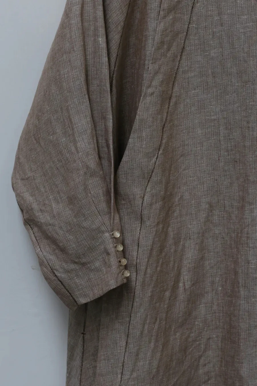 Pengtai S210134 Linen ink dyed long jacket PPT2019 - Image 7