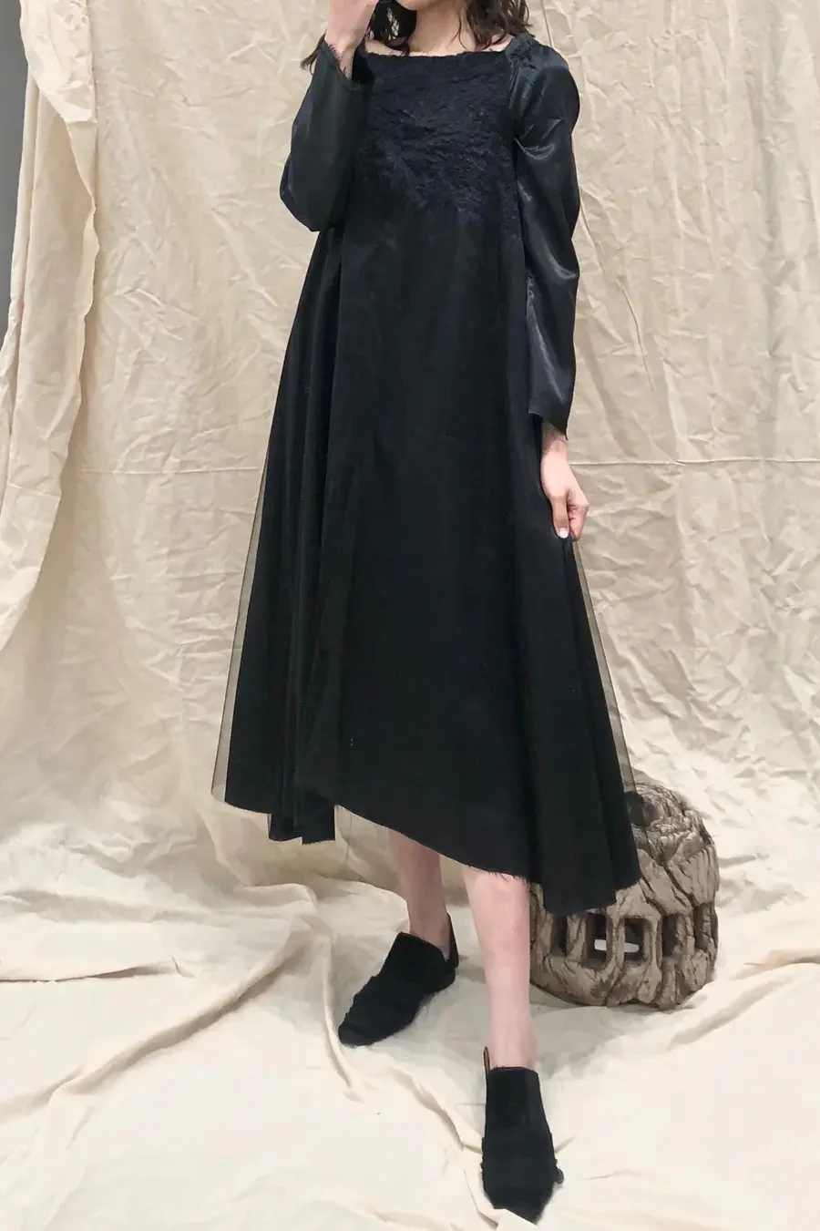 pengtai satin silk dress W18019 - Image 4