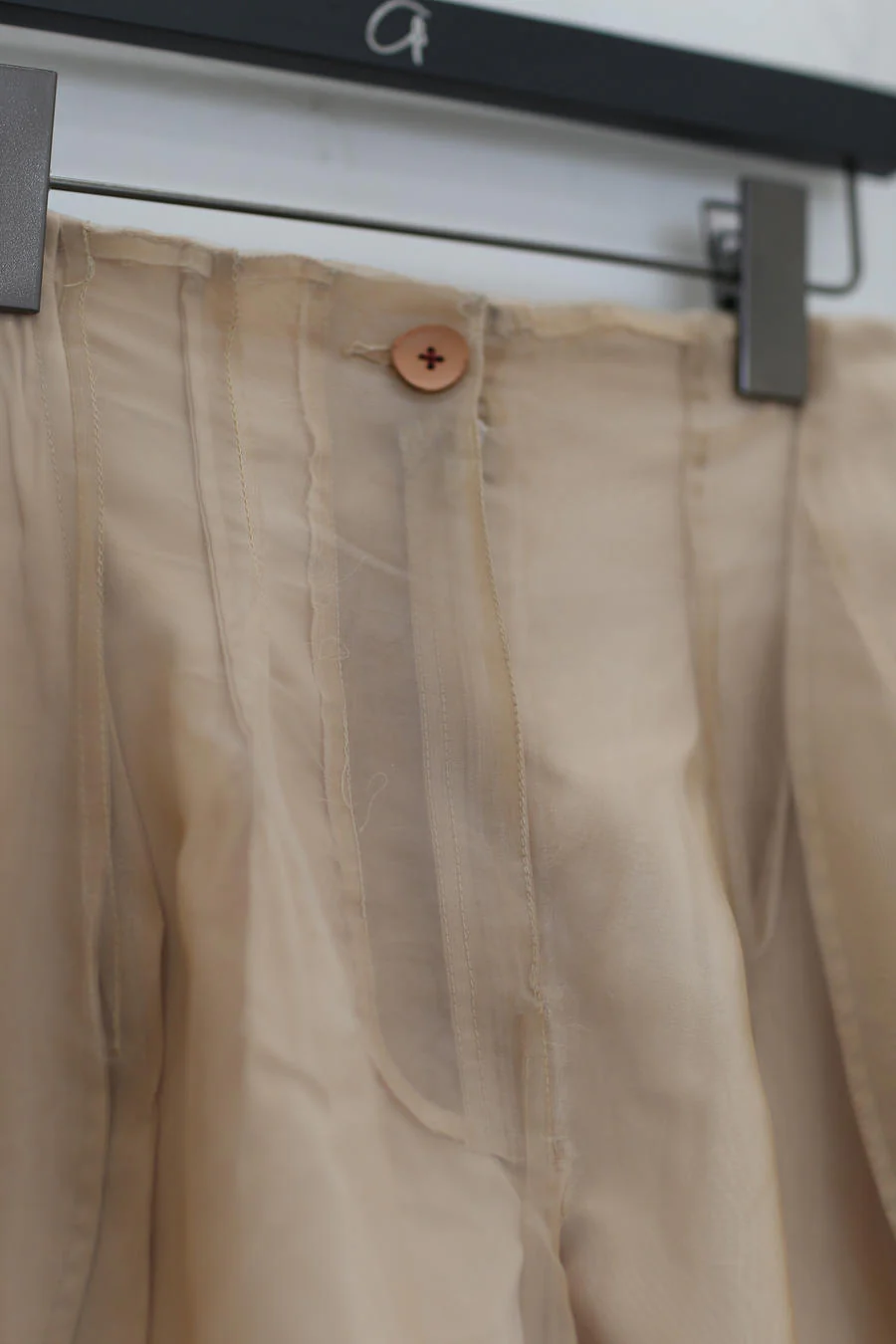 pengtai sheer pants PTS22D06-1 Cream PTS22D06 - Image 17