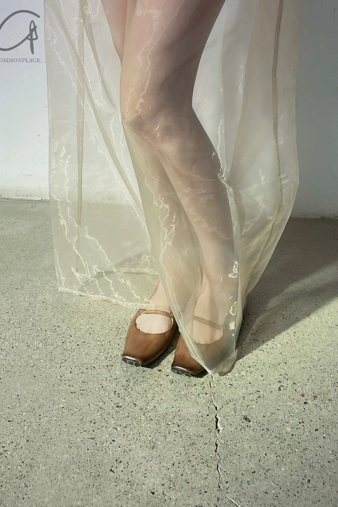 pengtai sheer pants PTS22D06-1 Cream PTS22D06 - Image 25