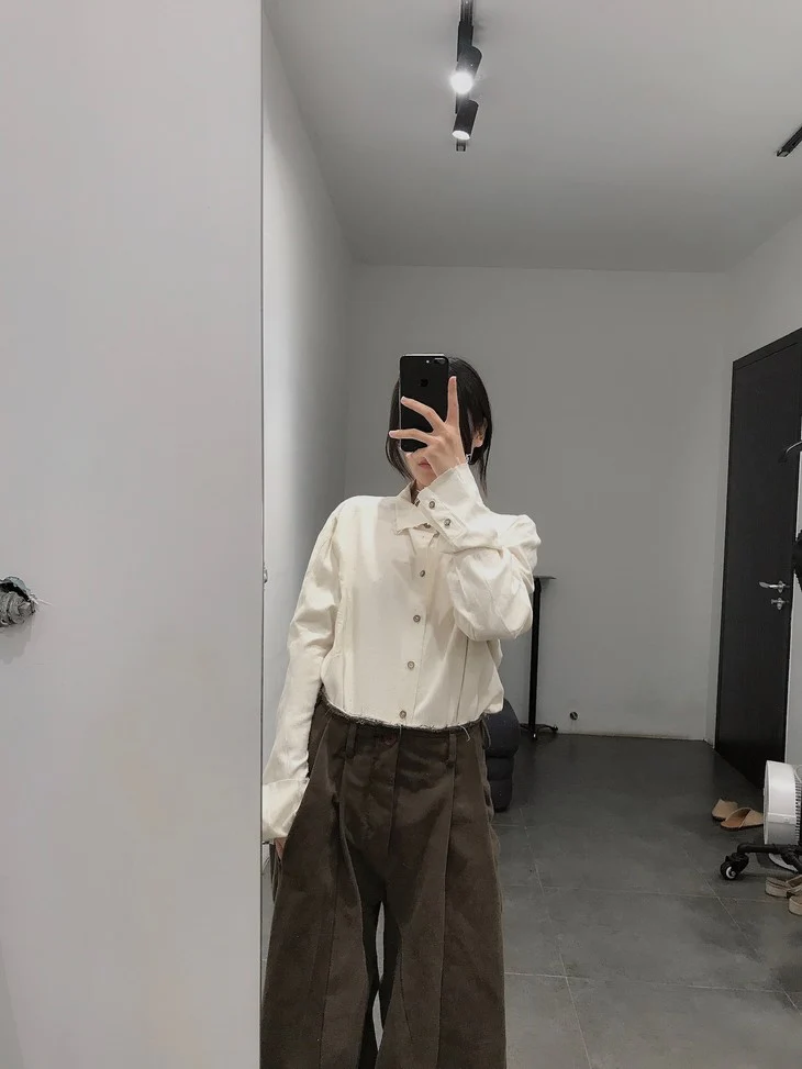 pengtai silk classic shirt M027 - Image 11