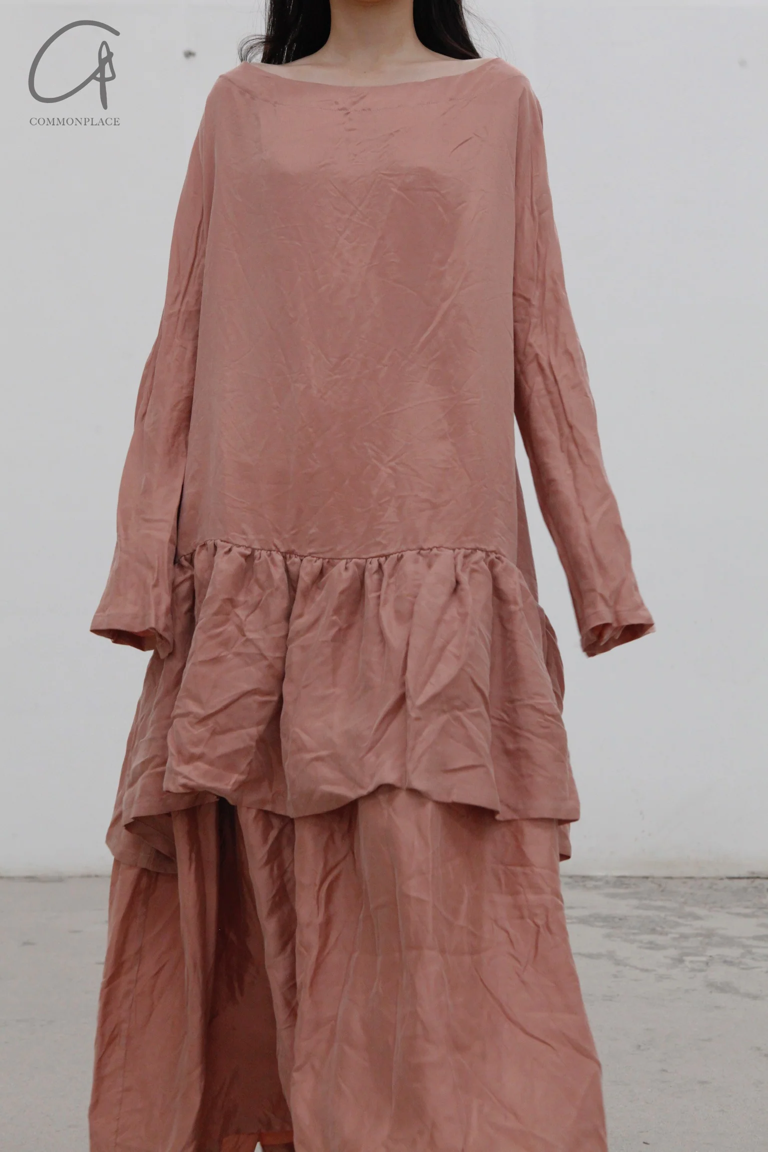pengtai silk doll dress MRW22C02-1 baby powder (MRW22C02) - Image 2