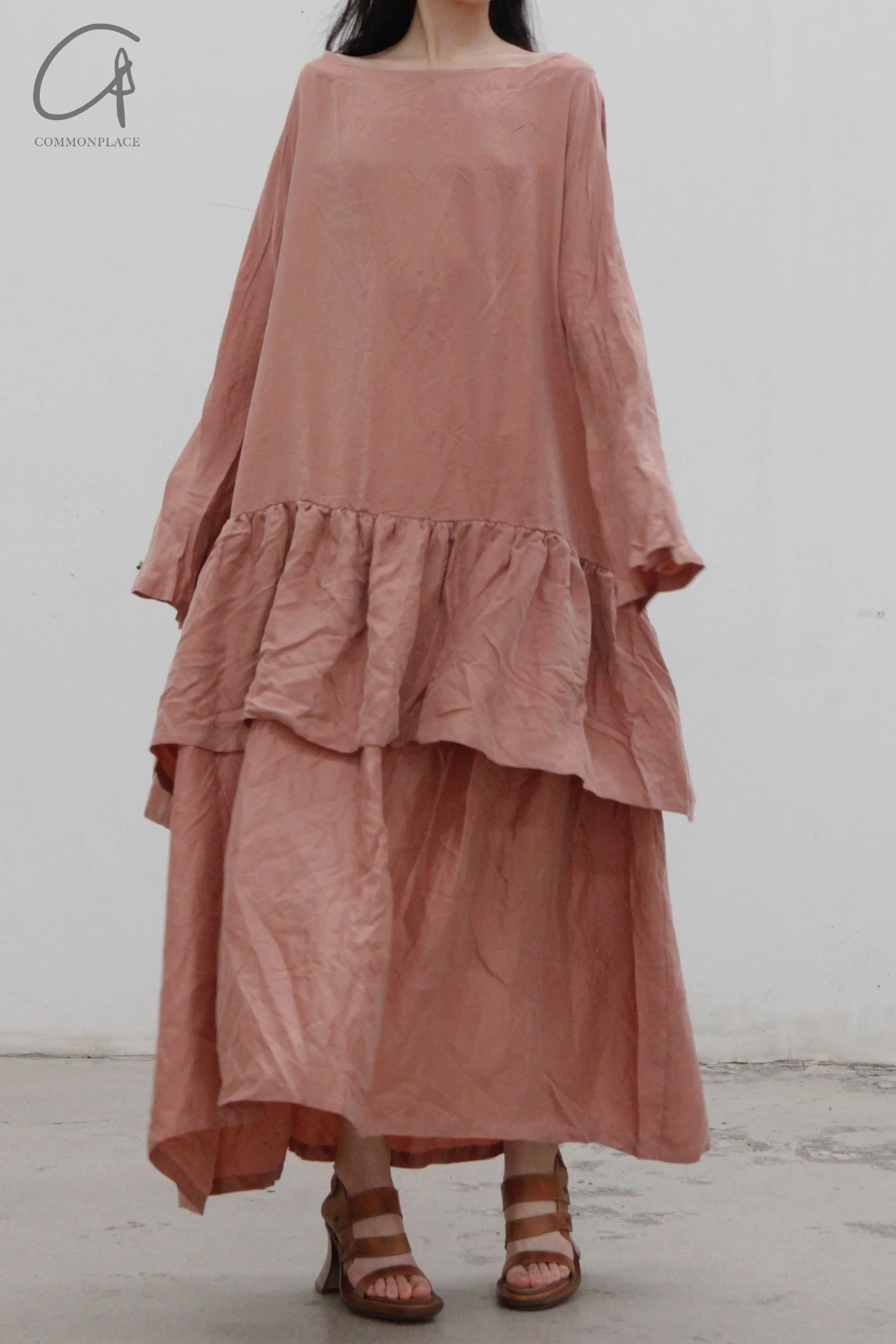 pengtai silk doll dress MRW22C02-1 baby powder (MRW22C02) - Image 3