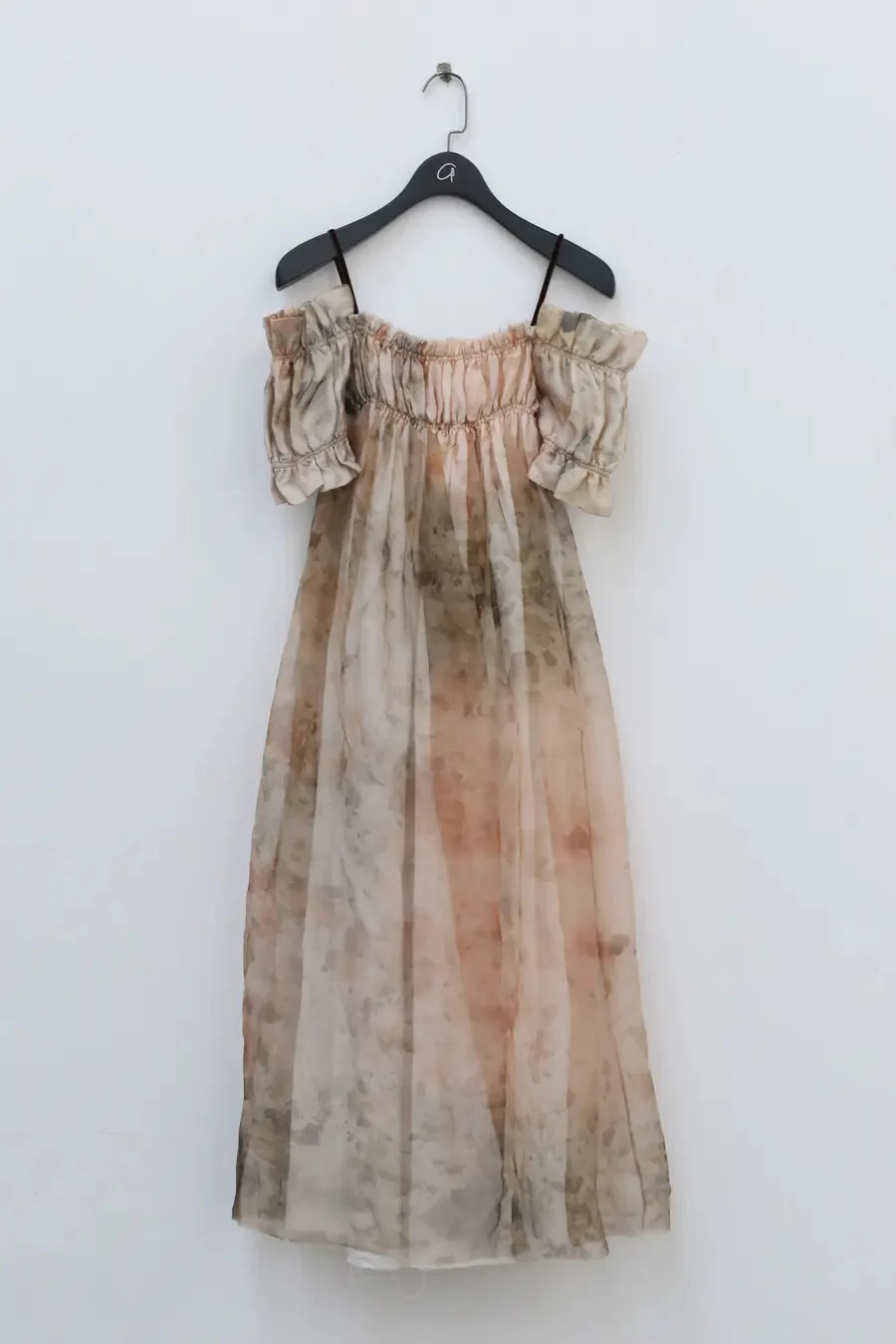 pengtai silk organza cotton medicine dyed dress S21067 - Image 6