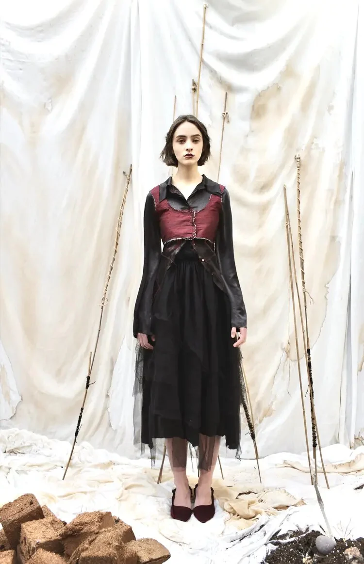 pengtai silk vest W20150 - Image 3