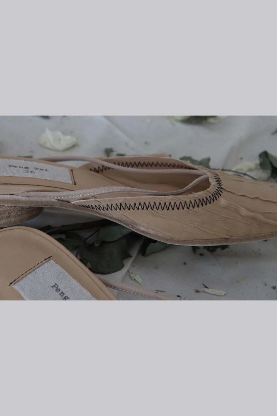 Peng Tai Handmade Shoes Series II PT-S19068-LUOXING Brown 2 Nude Apricot PPT2014 - Image 8