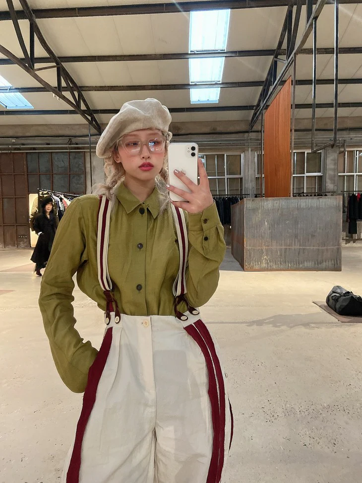pengtai thick linen beret W20184 PPT199 - Image 17