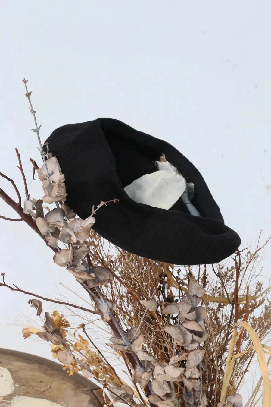 pengtai thick linen beret W20185 PPT199 - Image 3
