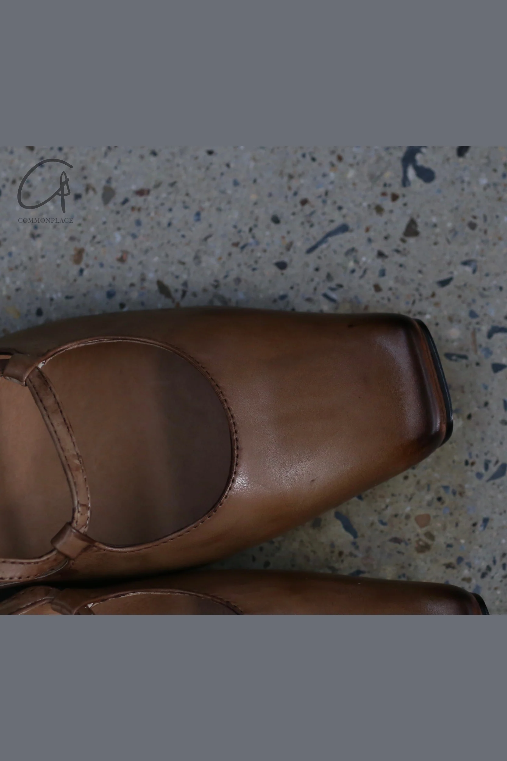 pengtai thin line flat shoes PTS22F08-5 Brown PPT24 - Image 15