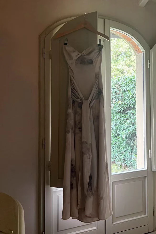 PengTai 24 Spring and Summer Chinese Medicine Printed Twist-and-fold Wedding Dress PT-PTS24C14-2-ZYYH - Image 10