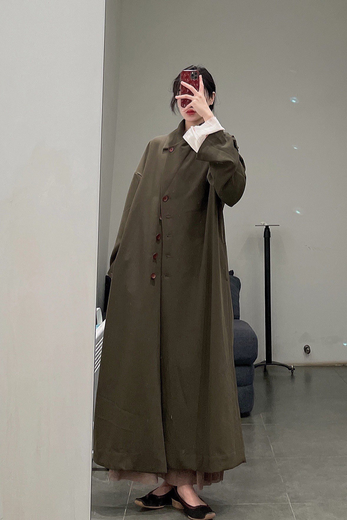 pengtai trench coat PTS22H02-2 Tan PTS22H02 - Image 11