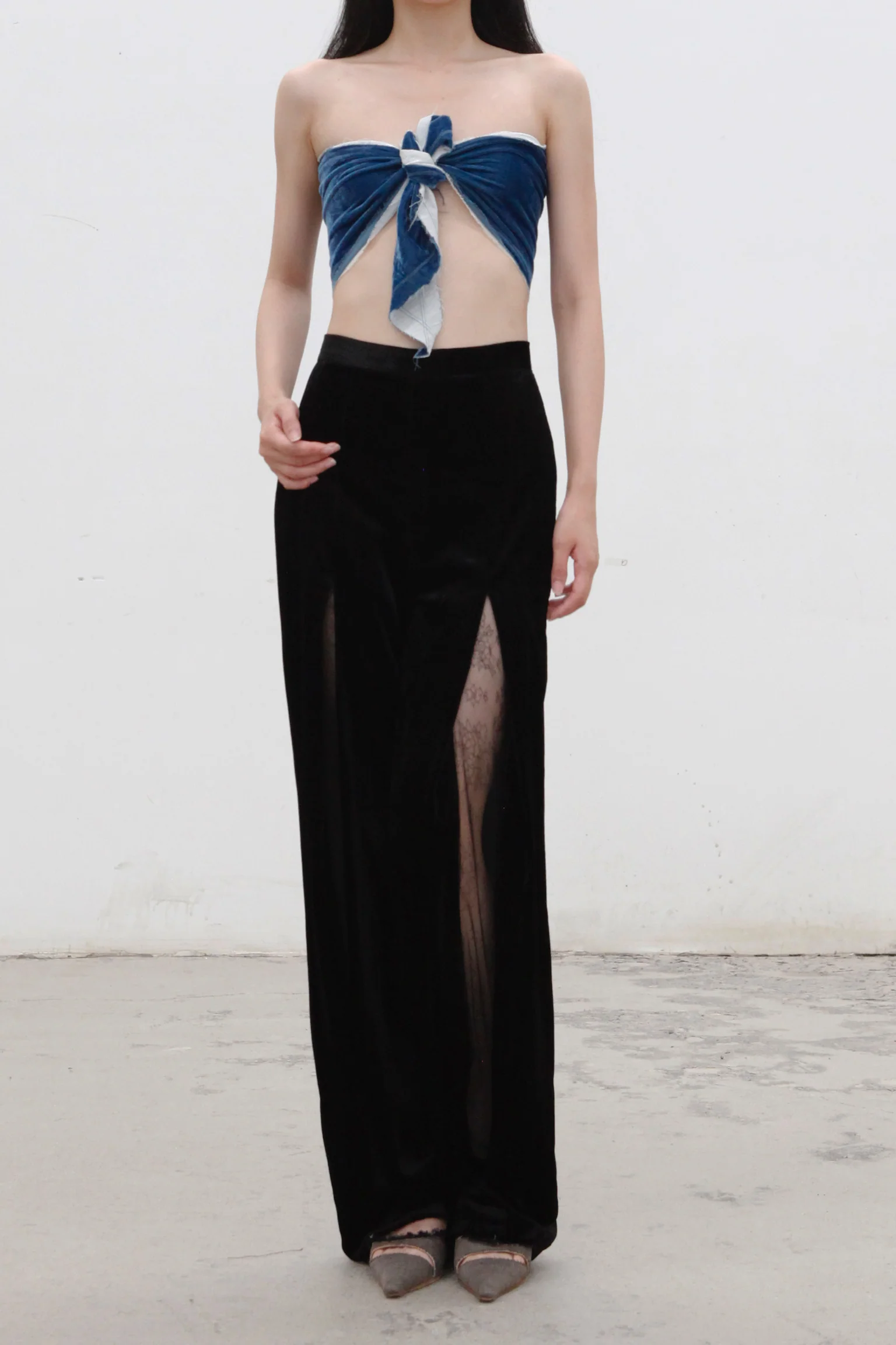 pengtai velvet corset PTW22F05-6 blue PPT857 - Image 7