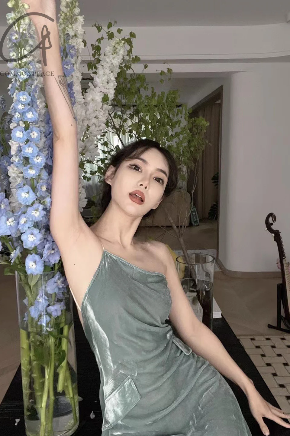 pengtai velvet dress PTW22C04-1 - Image 11
