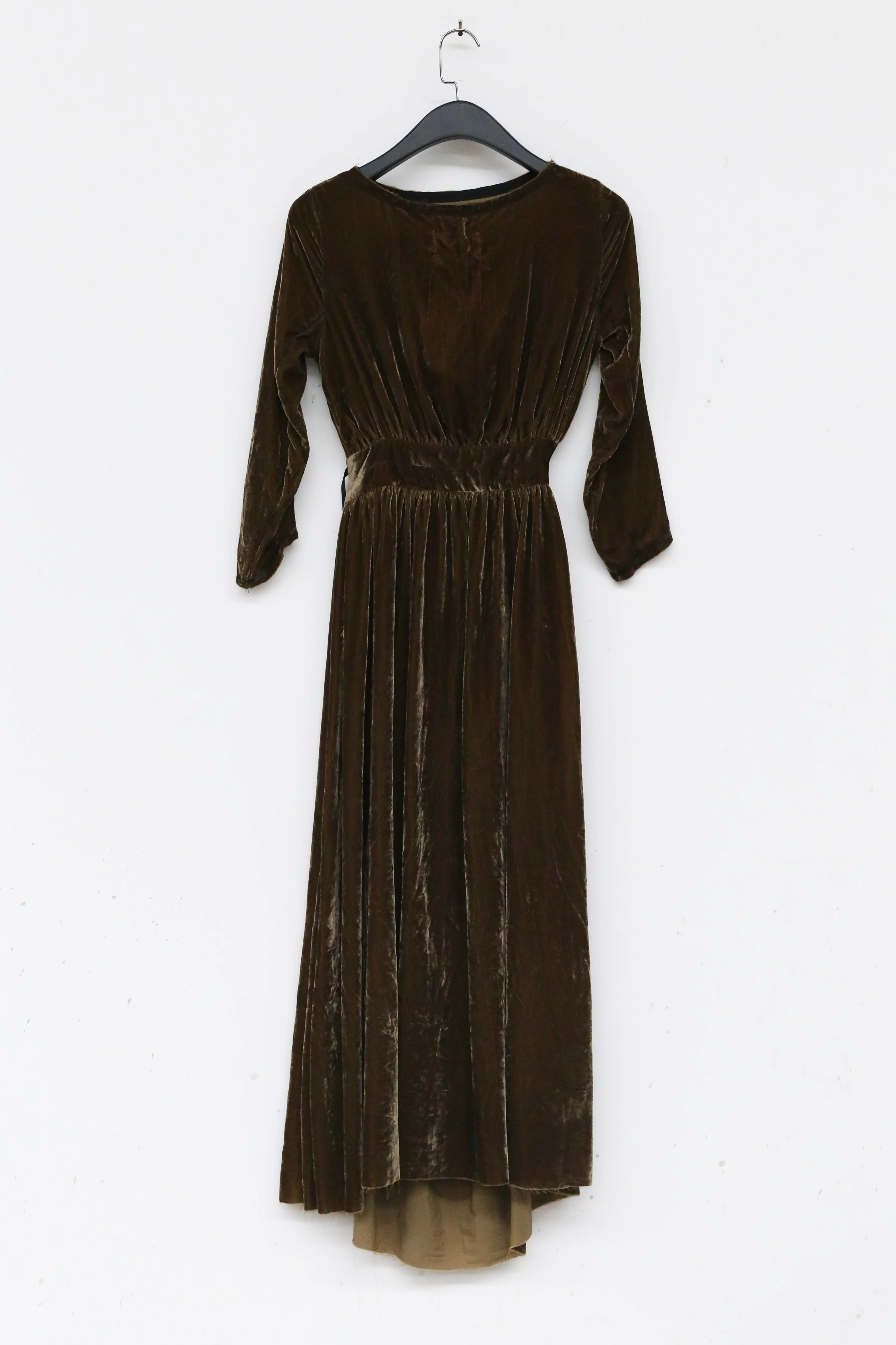 pengtai velvet dress W21041 brown - Image 9