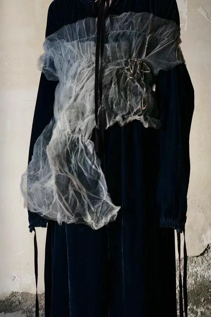 pengtai velvet dress W21051 PPT2031 - Image 13