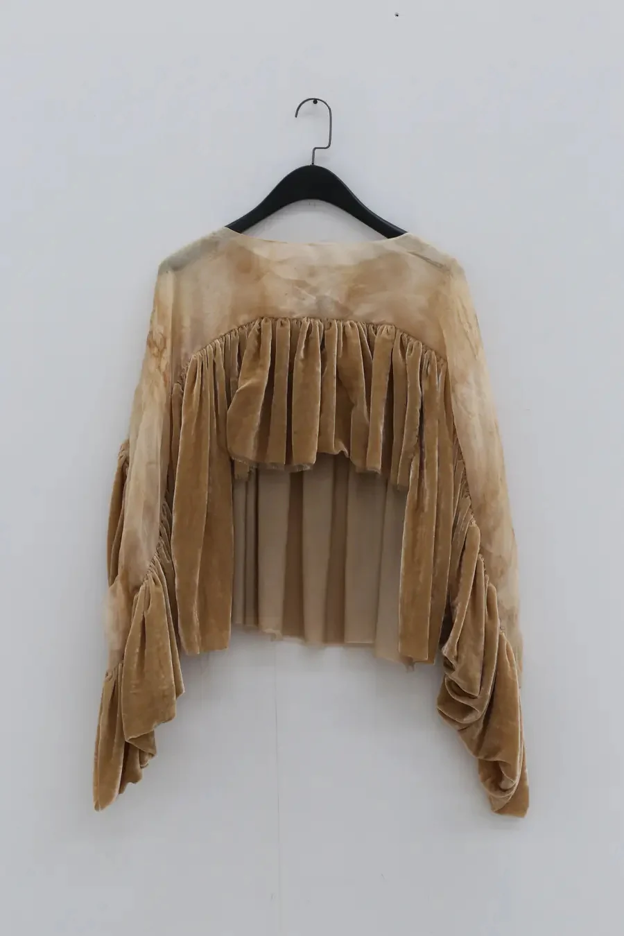 pengtai velvet tea dyed silk organza top W21025 PPT2025 - Image 14