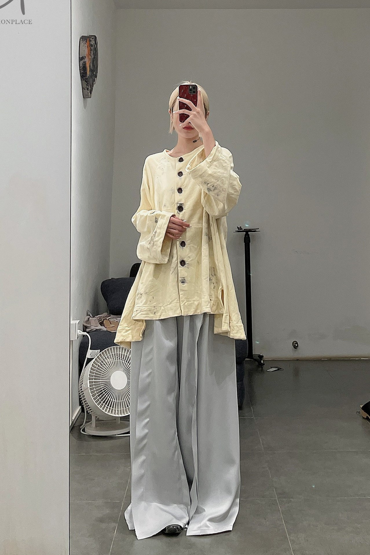 pengtai wide leg pants PTS22D01-3 Sky Blue (PTS22D01) - Image 13