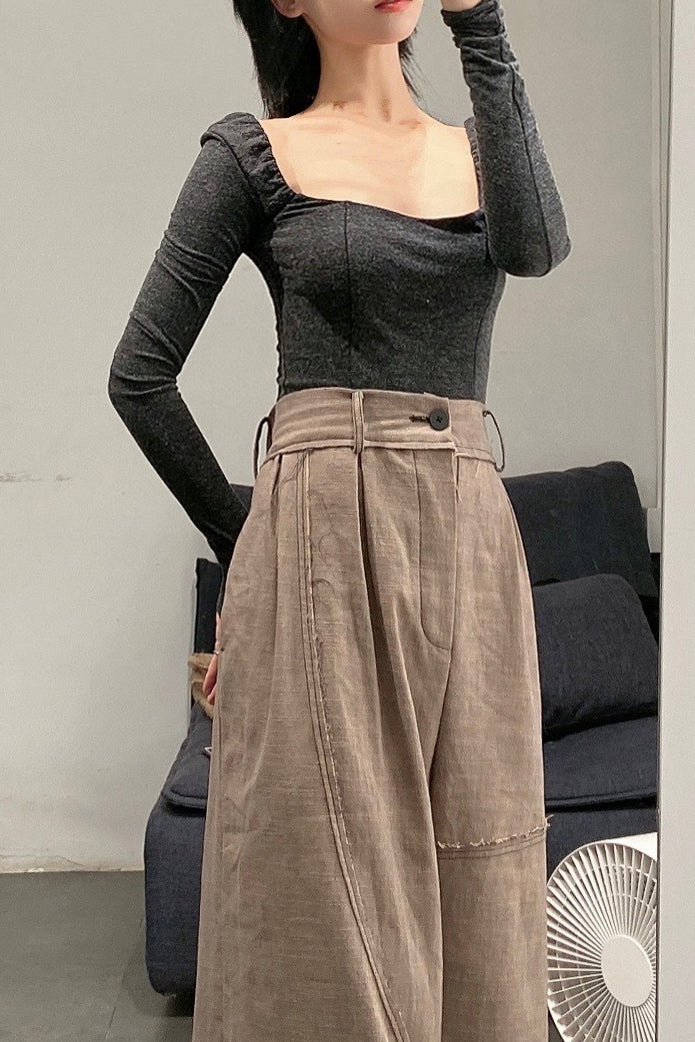 pengtai wool top (dark gray) W21007 PPT2028 - Image 2