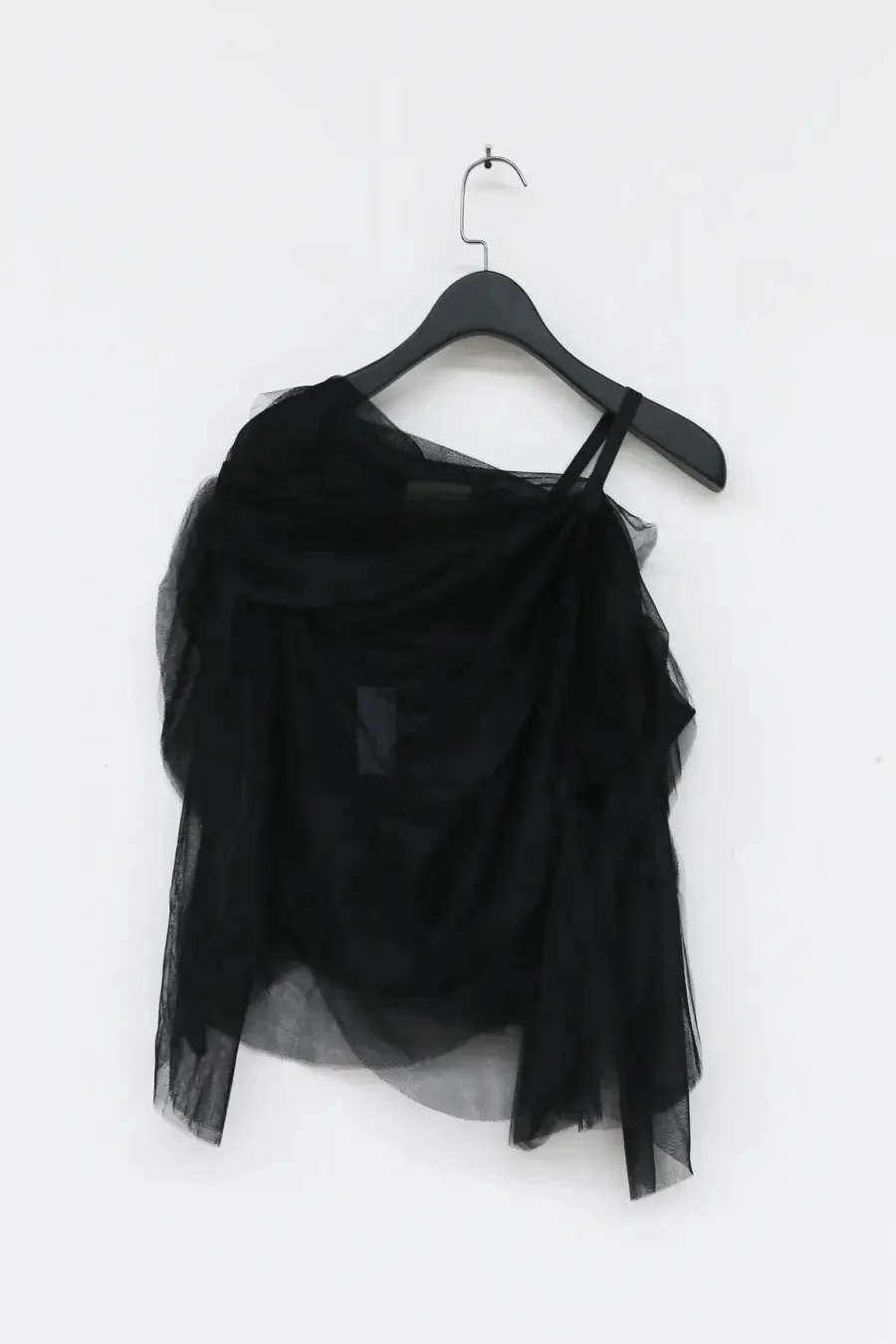 Phoebe English Soft Tulle Tulle Top272 Black - Image 5