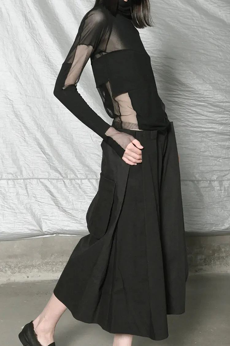 Phoebe English TRS325 Wide Pleated Pants - Image 2