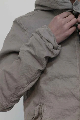 Poeme Bohemien (Long Hooded Jacket) PA-01 T-13 LGREY MEN - Image 19