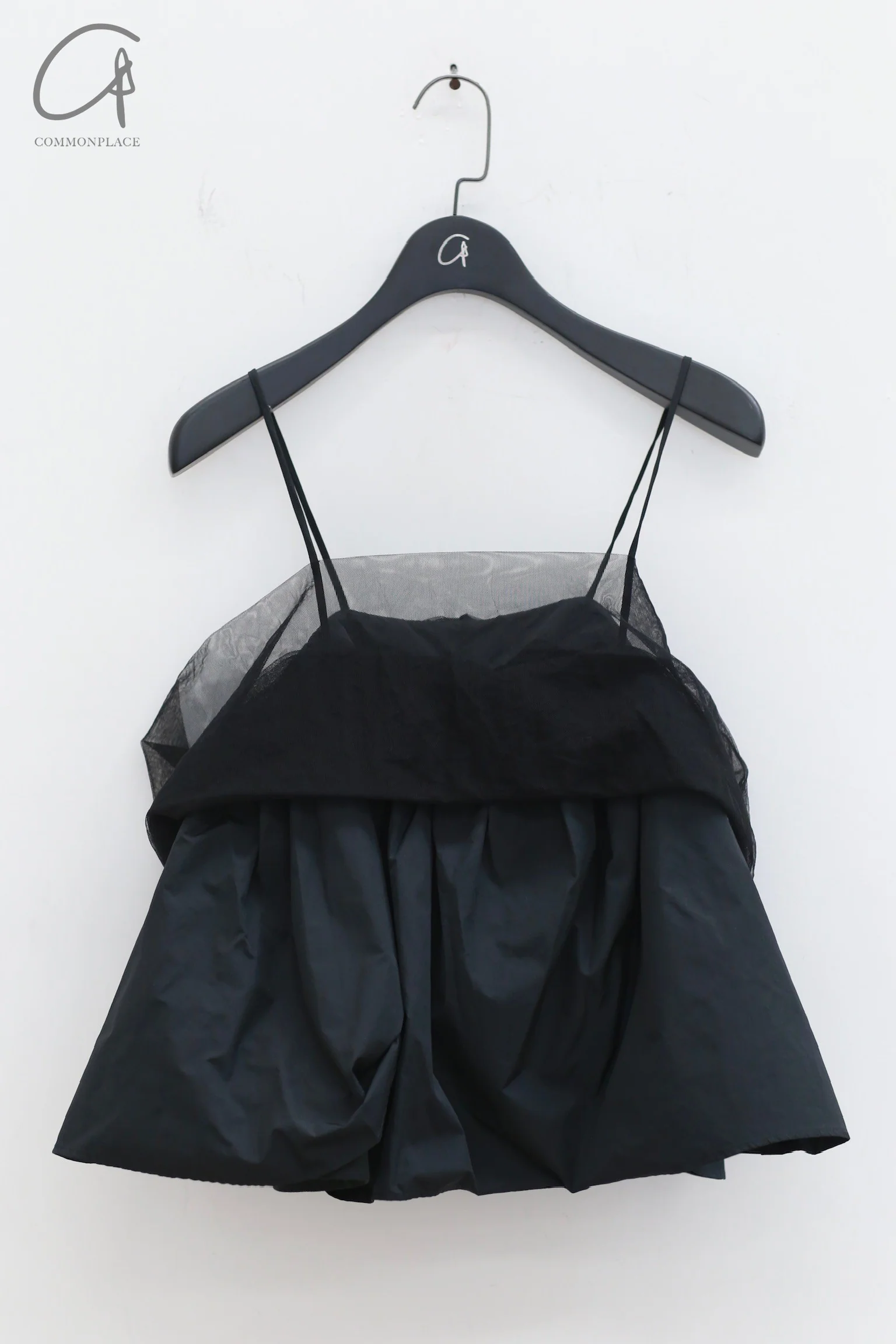 RENAISSANCE Gauze Camisole Top RNS-GIGI-HEI Black PR102
