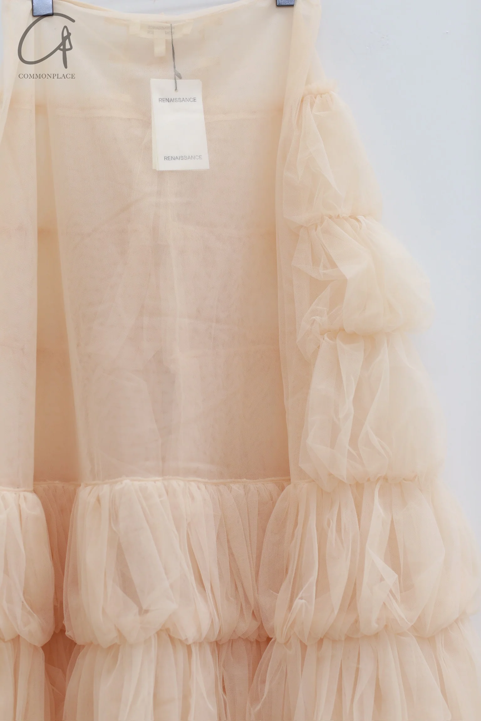 RENAISSANCE Gauze String Skirt RNS-GRENADE-CF Dust Pink PR101 - Image 3