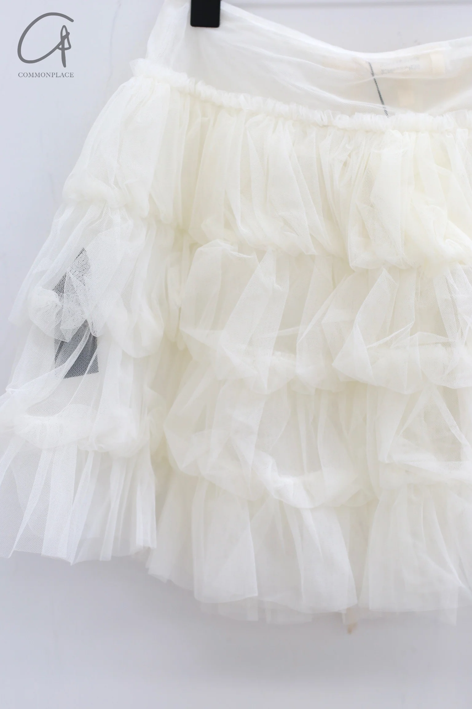 RENAISSANCE Gauze String Skirt RNS-GRENADE MINI-MB Off-white PR101 - Image 3