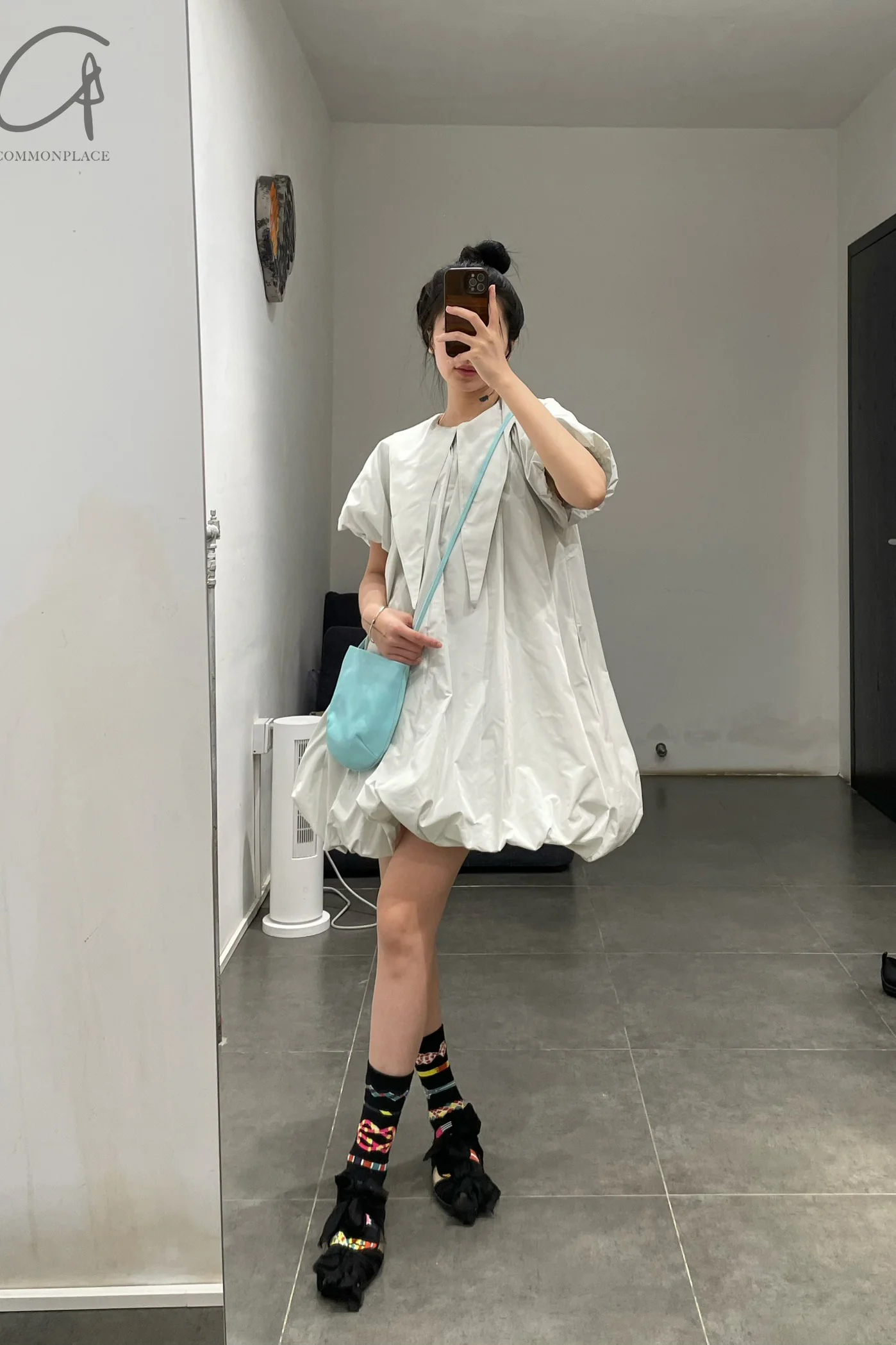 RENAISSANCE Limi Tafeta dress RNS-LIMI TAFFETA-GH steel grey - Image 10