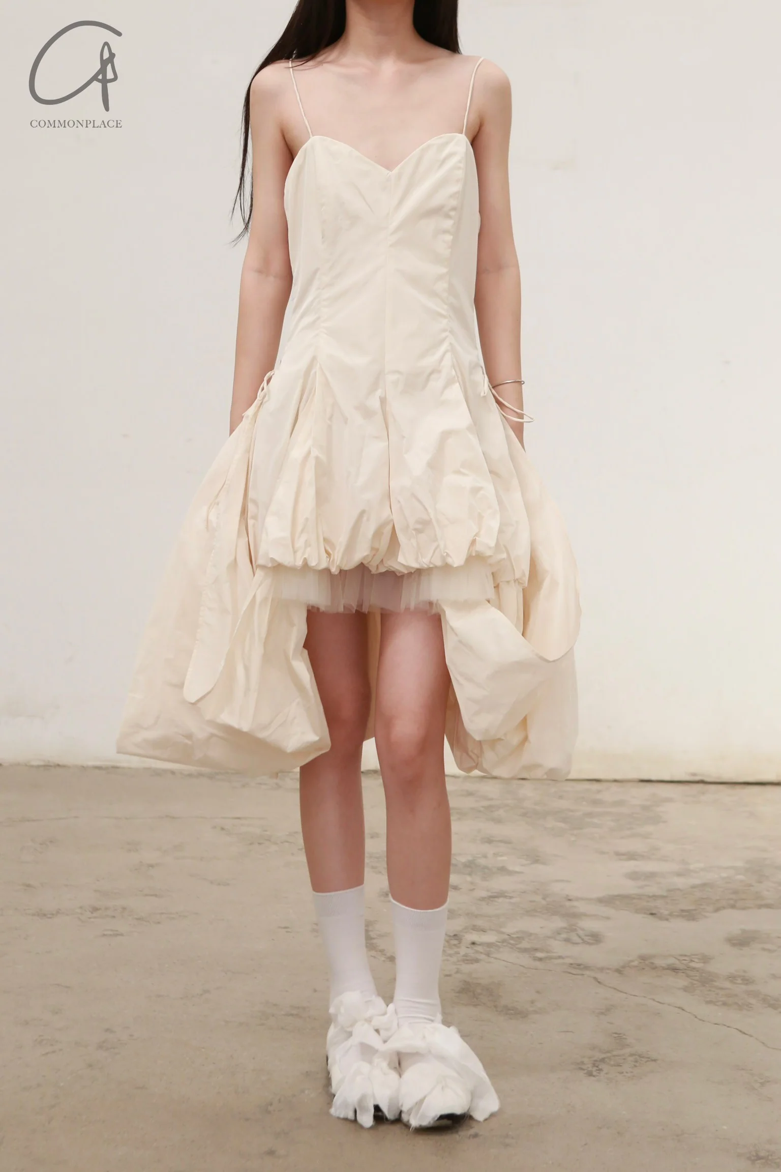 Renaissance Renaissance Fitted Corset Dress RNS-AMIRA FW24-CREAM AMIRA FW24 CREAM - Image 7