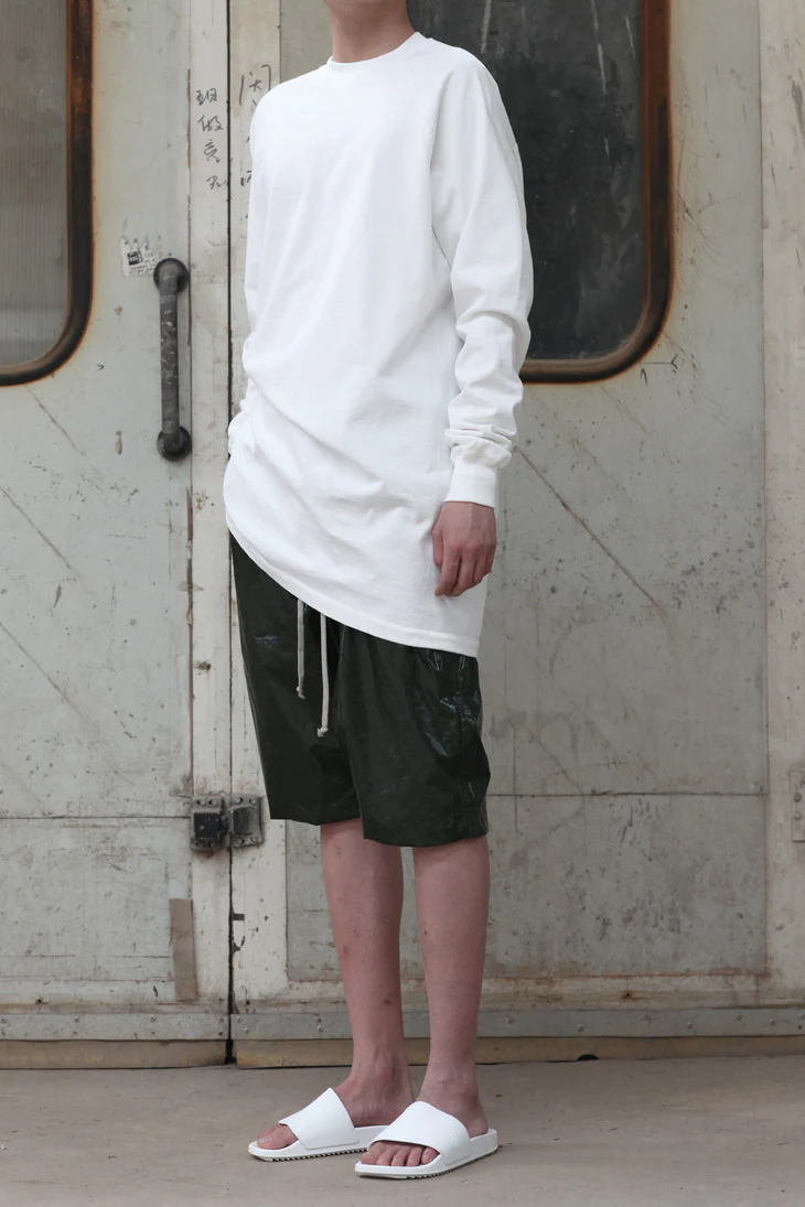 Rick Owens (woven baseball T-shirt) DU18S3271 - Image 6